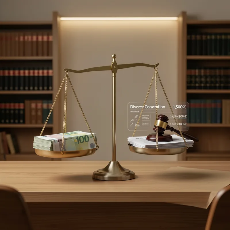 Avocat divorce tarif : honoraires, aides et coût réel en 2026